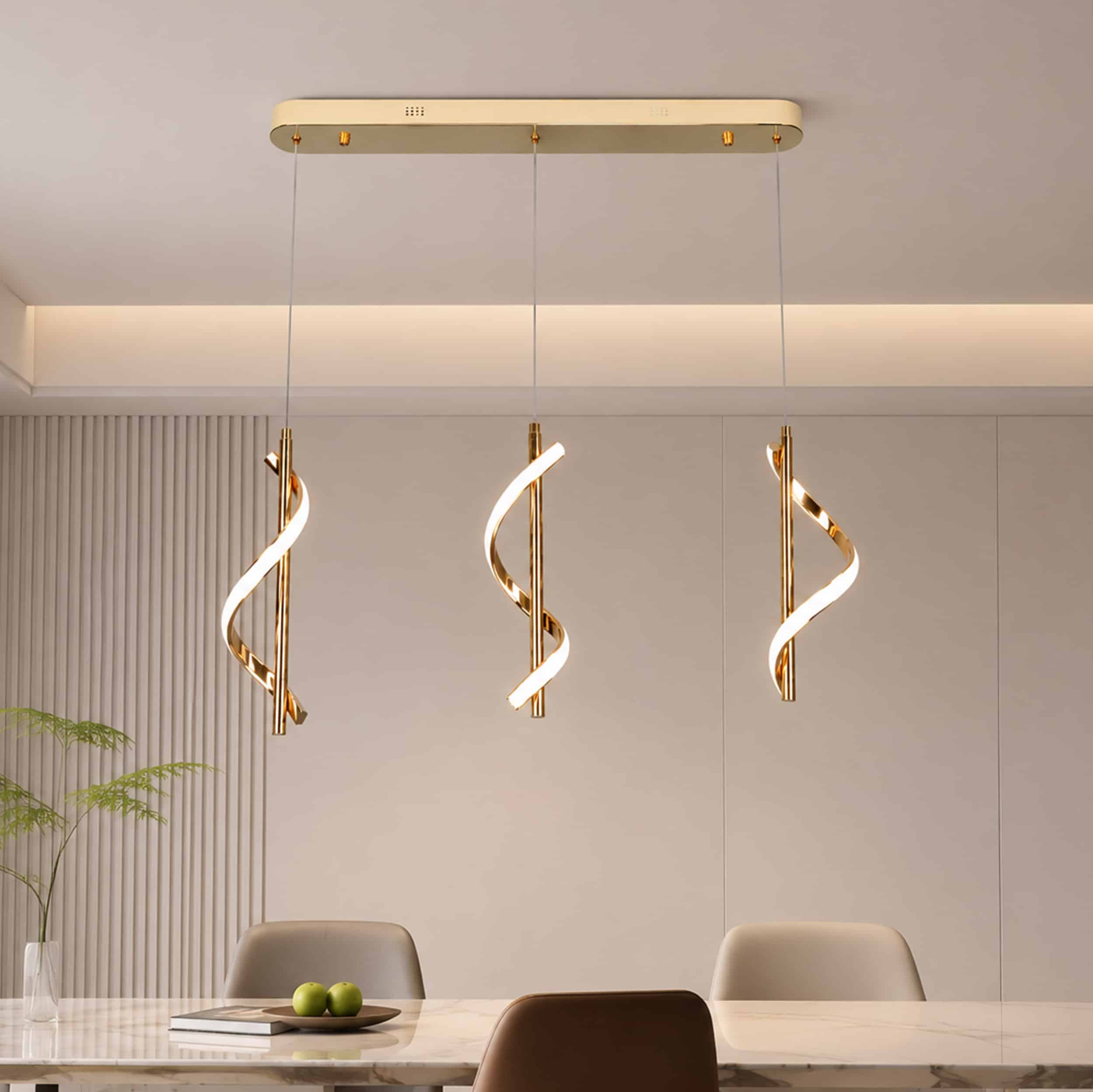 Felicia LED Pendellampa guld